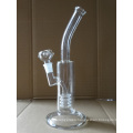 Factory Wholesale Clear Glass Water Pipe 11.8" with Tyre Perc